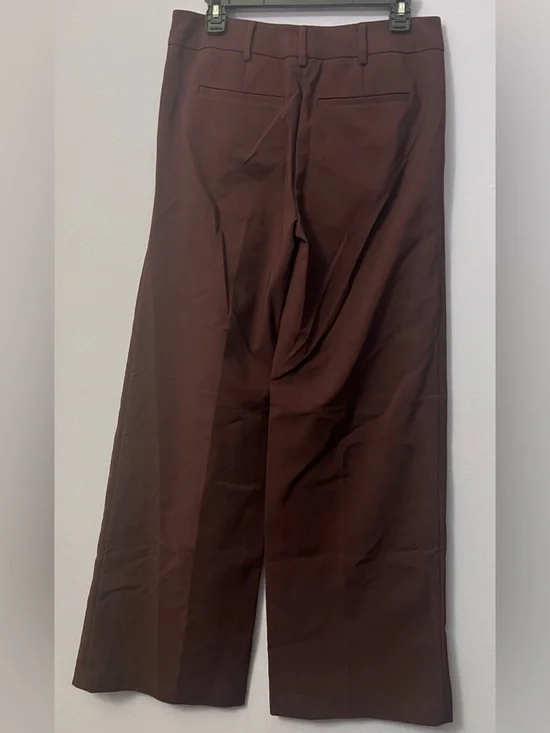 NY&Co Burgundy Wide Leg Pants - Picture 2 of 5